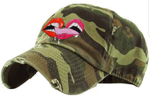 Load image into Gallery viewer, &quot;Tasty&quot; Vintage Dad Hats w/ Embroidered Logo (Red)
