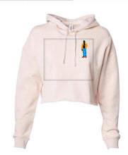 Load image into Gallery viewer, &quot;CEO&quot; Women&#39;s Crop Hoodie w/ Embroidery Logo
