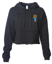 Load image into Gallery viewer, &quot;CEO&quot; Women&#39;s Crop Hoodie w/ Embroidery Logo
