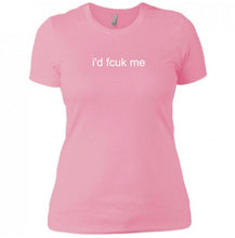 Load image into Gallery viewer, &quot;id fcuk me&quot; Women&#39;s Mantra T-Shirt
